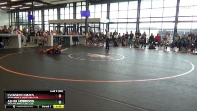 B-16 lbs Cons. Round 1 - Asher Morrison, Big Game Wrestling Club vs Everson Coates, West Branch Wrestling Club