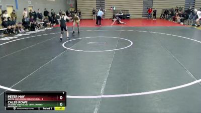 103 lbs Round 7: 3:00pm Sat. - Peter May, South Anchorage High School vs Caleb Rowe, Student Wrestling Development Program