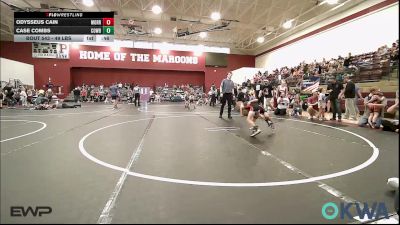 49 lbs Semifinal - Odysseus Cain, Morrison Takedown Club vs Case Combs, Cowboy Wrestling Club