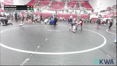 75 lbs Semifinal - Bryer Kincaid, Cowboy Wrestling Club vs Zane Staehlin, Cowboy Wrestling Club