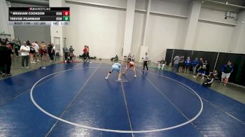 157 lbs Cons. Sub-quarters - Brigham Cookson, Utah vs Trevor Pearmain, Utah