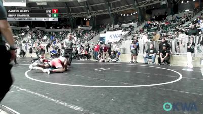 Quarterfinal - Gabriel Gilkey, Lincoln Christian vs Briar Trammel, Tahlequah Wrestling Club