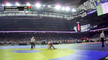 D3-144 lbs 7th Place Match - Carter Foster, Leslie vs Zayden Rowland, South Haven