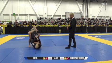 CHRISTOPHER VICKERS vs JEFF N. 2024 World IBJJF Jiu-Jitsu No-Gi Championship