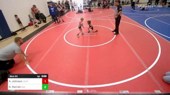 40 lbs Consi Of 8 #2 - Axle Johnson, Locust Grove Youth Wrestling vs Remy Parrish, Claremore Wrestling Club