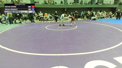 U16 FS - 94-100 Cons. Round 3 - Nolan Cross, Canada vs Micah Bennett, Camas Wrestling Club