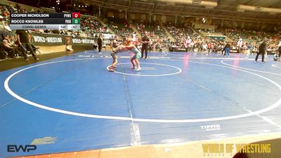 75 lbs Consolation - Cooper Nicholson, Palmyra Youth Wrestling Club vs Rocco Knowles, Pride WC