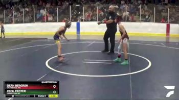 60 lbs Quarterfinal - Dean Bergren, Grandville WC vs Cecil Mester, Clarkston WC