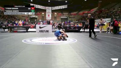 All Cadet Boys Freestyle Upper - 150 lbs 7th Place Match - Tyson Seeger, Granite Wrestling Club vs Rowan Joseph