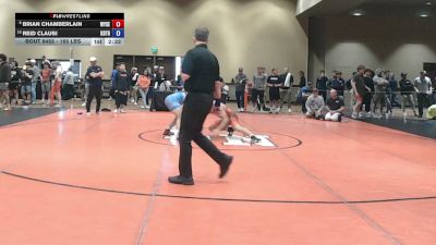 165 lbs Semis - Brian Chamberlain, Wyoming Seminary vs Reid Clausi, KD Training