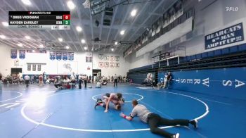 126 lbs Cons. Round 4 - Greg Vrooman, Douglas vs Hayden Eardley, Kelly Walsh