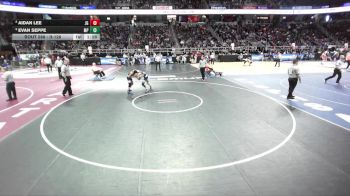 II-126 lbs Champ. Round 2 - Evan Seppe, Miller Place vs Aidan Lee, John Glenn