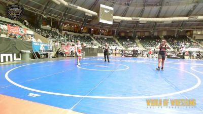 130 lbs 5th Place - Zaiden Yates, Siouxland Wrestling Academy vs Lex Branham, Vian Wrestling Club