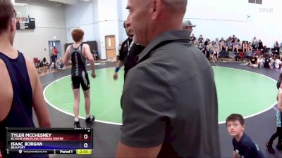 119 lbs Round 1 - Tyler McChesney, KC Elite Wrestling Training Center vs Isaac Borgan, Beaufort