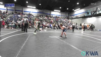 90 lbs Rr Rnd 2 - Sawyer McDaniel, Newcastle Youth Wrestling vs Creed Rolan, Standfast