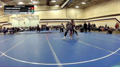 157 lbs Champ. Round 1 - Scott Huffmyer, John Carroll University vs Easton Hardesty, Adrian NCWA