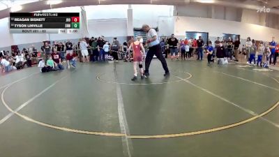 62 lbs 5th Place Match - Reagan Bisnett, Jr Big Orange vs Tyson Linville, Smithfield Youth Wrestling