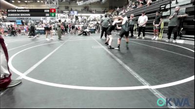 75-83 lbs Consi Of 4 - Ayden Barnard, ARDMORE TAKEDOWN CLUB vs Jameson Brown, Shelton Wrestling Academy