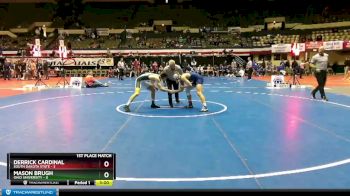 133 lbs Finals (2 Team) - Mason Brugh, Ohio University vs Derrick Cardinal, South Dakota State