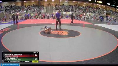 63 lbs Semifinal - Phinex Rodriguez, The Dalles Wrestling vs Tygh Ramirez, All Phase Wrestling Club