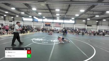 77 lbs Semifinal - Broly Mena, Bear Cave vs Luca Kling, Threshold