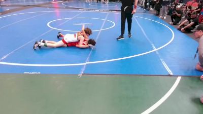 85 lbs Quarterfinal - Ethan Abrego, Cornerstone Warriors Wrestling Club vs Walker Kloesel, Heart And Pride Wrestling Club