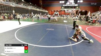 77 lbs Semifinal - Braxten Sombke, Dakota Boyz WC vs Kace Kunz, Bear Lake WC