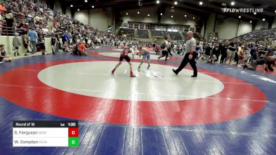 85 lbs Round Of 16 - Sawyer Ferguson, Georgia vs Walker Compton, Roundtree Wrestling Academy