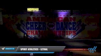 Spirit Athletics - Lethal [2021 L3 Junior - D2 - Medium Day 2] 2021 The American Celebration DI & DII