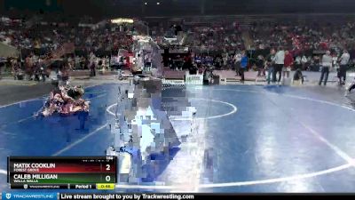 138 lbs Cons. Round 1 - Matix Cooklin, Forest Grove vs Caleb Milligan, Walla Walla