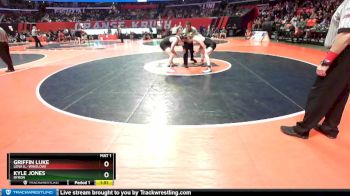 1A 182 lbs Semifinal - Griffin Luke, Lena (L.-Winslow) vs Kyle Jones, Byron