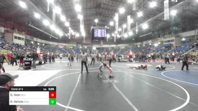 54 lbs Consi Of 4 - Bryce Neel, NB Elite vs Brantley Belisle, Englewood Wrestling