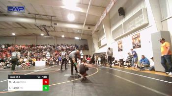 49 lbs Consi Of 4 - Malik Munoz, Sperry Wrestling Club vs Trenten Harris, Pin-King All Stars