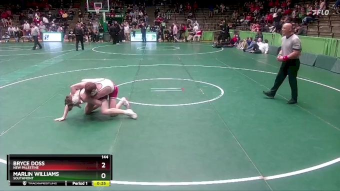 144 lbs 3rd Place Match - Marlin Williams, Southmont vs Bryce Doss, New ...