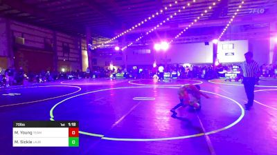 70 lbs Consolation - Matthew Young, Team Champs vs Marcus Sickle, Laurel Matburners