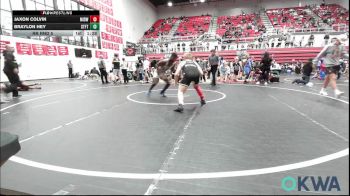 155 lbs Rr Rnd 5 - Jaxon Colvin, Midwest City Bombers Youth Wrestling Club vs Braylon Hey, Standfast