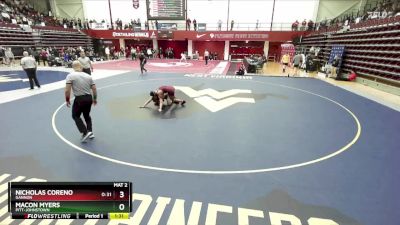 165 lbs Cons. Semi - Nicholas Coreno, Gannon vs Macon Myers, Pitt-Johnstown