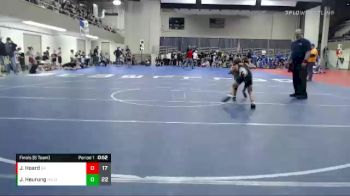 80 lbs Finals (8 Team) - James Hoard, Grand Rapids vs Jace Heurung, Holdingford