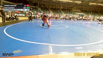 130 lbs Consi Of 8 #1 - Dominic Englese, ISI Wrestling Club vs Evan Kleitsch, Wapsie Valley