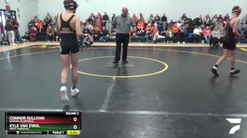 JV-3 lbs Round 2 - Kyle Van Zwol, West Marshall vs Connor Sullivan, Nashua-Plainfield