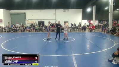 187 lbs Placement Matches (8 Team) - William Schafer, Ohio Grey vs Lincoln Marr, Minnesota Blue