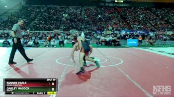 2A 145 lbs Champ. Round 1 - Tanner Cagle, Nampa Christian vs Oakley Maddox, Malad