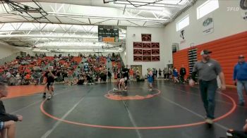 122-128 lbs Round 3 - Corbin Henley, Lovell Middle School vs Douglas Lewis, Riverton Middle School