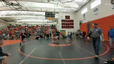 122-128 lbs Round 3 - Corbin Henley, Lovell Middle School vs Douglas Lewis, Riverton Middle School