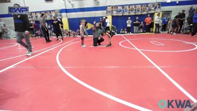 46 lbs Quarterfinal - Desmond Proctor, Henryetta Knights Wrestling Club vs Easton Nalder, Skiatook Youth Wrestling