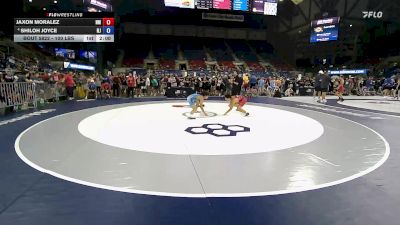 100 lbs Champ. Rd Of 64 - Jaxon Moralez, NM vs Shiloh Joyce, NJ