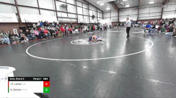 100 lbs Cons. Round 3 - Kallie Lefler, Carbon vs Addilyn Baxter, Mountain Crest