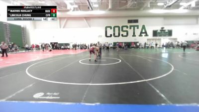 138 lbs Cons. Round 2 - Lincoln Chung, Cypress vs Mathis Keslacy, Mark Keppel