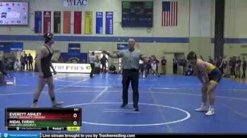 197 lbs Cons. Round 1 - Everett Ashley, Pacific University (Oregon) vs Nidal Farah, Lakeland University