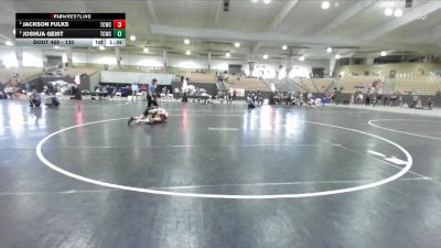 130 lbs 5th Place Match - Jackson Fulks, Sumner Co Wrestling Club vs Joshua Geist, Overton Co MSWC